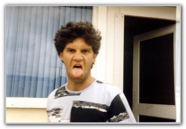 DJ in backyard Rosebery St